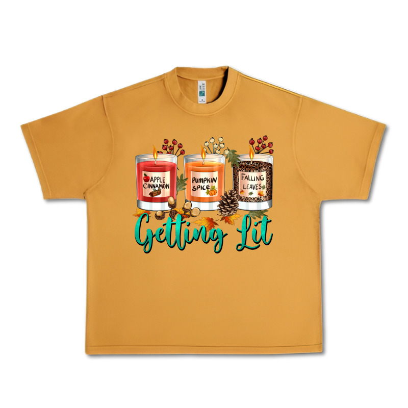Candles With Fall Getting Lit Urban Heavy Tee by texasbilliewilder | Teevron