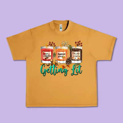 Candles With Fall Getting Lit Urban Heavy Tee Designed By Texasbilliewilder