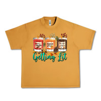 Peanut Butter Candles with Fall Getting Lit Urban Heavy Tee - texasbilliewilder