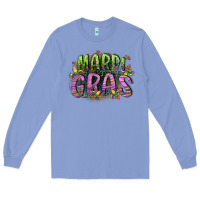 Colony Blue mardi gras Long Sleeve Tee - CowGirlArtShop
