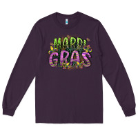 Plum mardi gras Long Sleeve Tee - CowGirlArtShop
