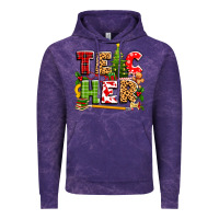 Cloud Purple teacher christmas Vintage Hoodie - texasbilliewilder