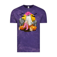 Cloud Purple Halloween Cowgirl Costumes Vintage Tee - texasbilliewilder