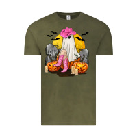 Vintage Olive Halloween Cowgirl Costumes Vintage Tee - texasbilliewilder