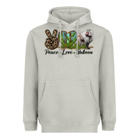 Moon Dust Leopard Peace Love Baboon Heavyweight Hoodie - LillyAllenDesigns