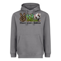Storm Leopard Peace Love Baboon Heavyweight Hoodie - LillyAllenDesigns