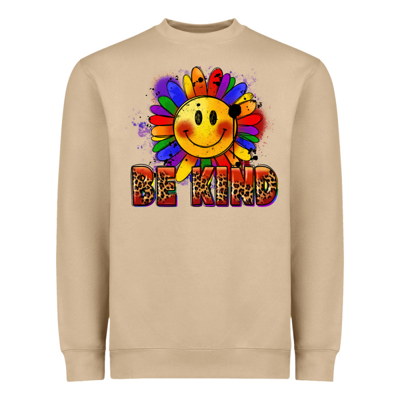 Be Kind Pride Heavyweight Sweatshirt by FaDigitalArtStudio | Teevron