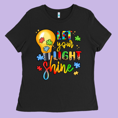 Let Your Light Shine Ladies Tee Designed By Lillyallendesigns