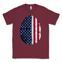 Burgundy AMERICAN FLAG Classic Tee - Bettercallsaul