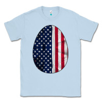 Dusty Blue AMERICAN FLAG Classic Tee - Bettercallsaul
