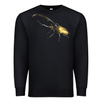 Black Hercules Beetle Side Premium Sweatshirt - LillyAllenDesigns