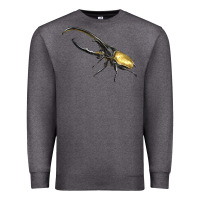 Charcoal Heather Hercules Beetle Side Premium Sweatshirt - LillyAllenDesigns