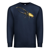 Navy Hercules Beetle Side Premium Sweatshirt - LillyAllenDesigns