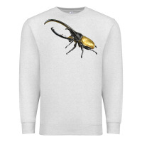 Oatmeal Heather Hercules Beetle Side Premium Sweatshirt - LillyAllenDesigns