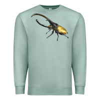 Seafoam Hercules Beetle Side Premium Sweatshirt - LillyAllenDesigns