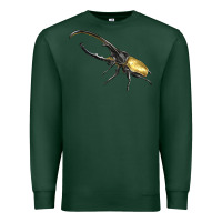 Sports Green Hercules Beetle Side Premium Sweatshirt - LillyAllenDesigns