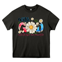 Asphalt With God All Things Are Possible Heavy Core Tee - MaliasSmallBusiness
