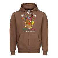 Chestnut logo for rosys saon mexicano Zipper Hoodie - CowhideDigitalArt