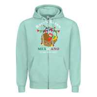Seafoam logo for rosys saon mexicano Zipper Hoodie - CowhideDigitalArt