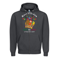 Smoke logo for rosys saon mexicano Zipper Hoodie - CowhideDigitalArt