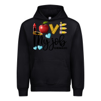 Black love my job teacher life Urban Hoodie - BarkalooDesign
