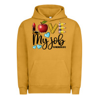 Pigment Peanut Butter love my job teacher life Urban Hoodie - BarkalooDesign