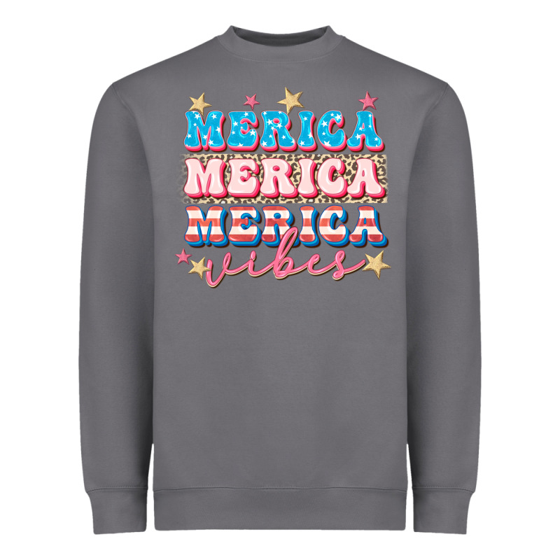 Merica Vibes Heavyweight Sweatshirt by FaDigitalArtStudio | Teevron