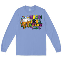 Mardi Gras Drinking Team 12 Inches 300 Dpi Long Sleeve Tee | Teevron