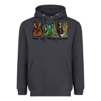 Smoke Peace Love Malayan Sun Bear Heavyweight Hoodie - LillyAllenDesigns