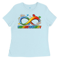 Baby Blue neurodiversity Ladies Tee - LillyAllenDesigns