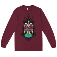 Burgundy classic kaos   global domination Long Sleeve Tee - tuanDangUi
