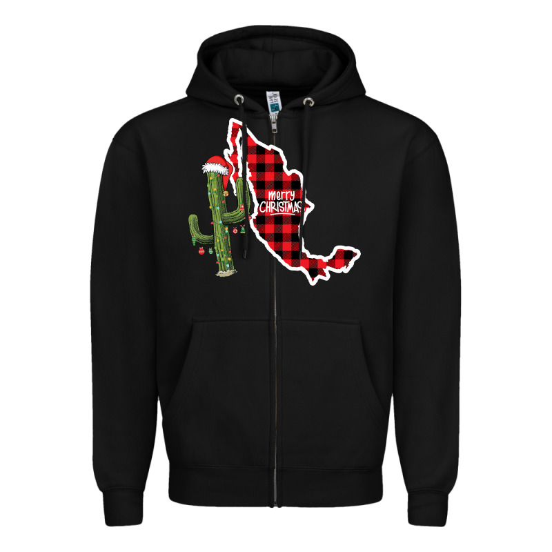 Merry Christmas Zipper Hoodie by CowhideDigitalArt | Teevron