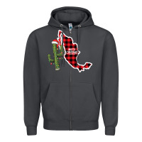 Smoke Merry Christmas Zipper Hoodie - CowhideDigitalArt