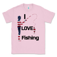 Bubblegum Pink I love fishing Classic Tee - Bettercallsaul