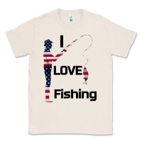 Natural I love fishing Classic Tee - Bettercallsaul