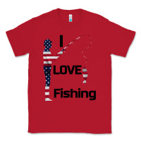 Red I love fishing Classic Tee - Bettercallsaul