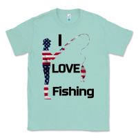 Seafoam I love fishing Classic Tee - Bettercallsaul