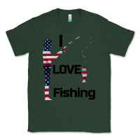 Sports Green I love fishing Classic Tee - Bettercallsaul