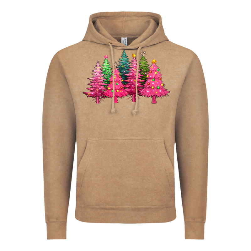 Christmas Tress With Lights Vintage Hoodie by texasbilliewilder | Teevron