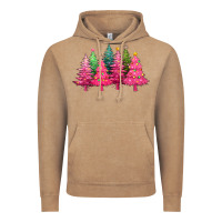 Vintage Coffee christmas tress with lights Vintage Hoodie - texasbilliewilder