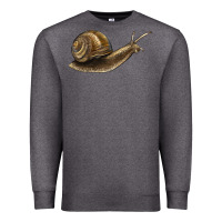 Charcoal Heather snail Premium Sweatshirt - LillyAllenDesigns