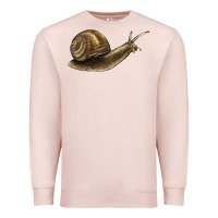 Pale Pink snail Premium Sweatshirt - LillyAllenDesigns