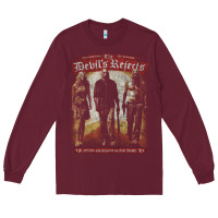 Burgundy the devils rejects 3 Long Sleeve Tee - tuanDangUi
