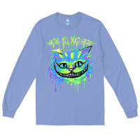 Colony Blue colorul chesire Long Sleeve Tee - tuanDangUi