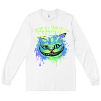 White colorul chesire Long Sleeve Tee - tuanDangUi