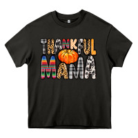 Asphalt Thankful Mama Heavy Core Tee - MaliasSmallBusiness