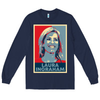 Navy laura ingraham hope Long Sleeve Tee - tuanDangUi