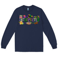Navy interpreter mardi gras Long Sleeve Tee - CowGirlArtShop