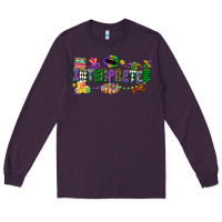 Plum interpreter mardi gras Long Sleeve Tee - CowGirlArtShop