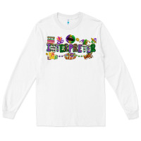White interpreter mardi gras Long Sleeve Tee - CowGirlArtShop